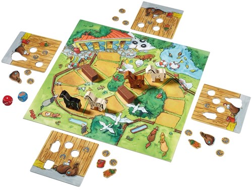 Haba Hoppe Reiter juego de mesa de caballos para niños desde 3 años - juguete educativo-3