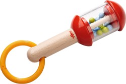 Haba instrumento musical palo de sonajero juguete madera colorido