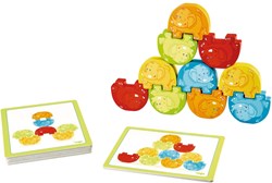 Haba juego de apilamiento de madera Waggelfanten para niños desde 2 años
