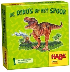 Haba juego dinosaurios en la pista memory para niños desde 5 años