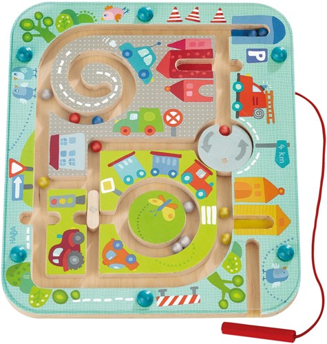 Haba juego magnético laberinto de la ciudad juguete madera motricidad