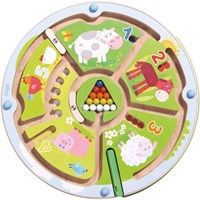 Haba juego magnético laberinto de números juguete educativo de madera