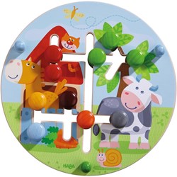 Haba tablero de actividades mundo de la granja juguete educativo madera