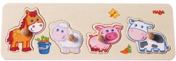 Haba puzzle de madera granja niño juguete educativo
