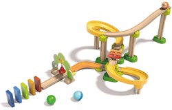 Haba Kullerbü circuito de canicas - set básico de juguete de madera Sim-Sala-Ting