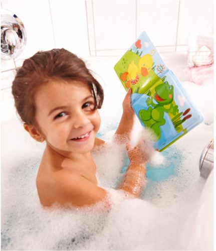 Haba libro de baño Patito nadador - libro de juguete de baño colorido-3