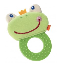 Haba figura de dentición rana - mordedor bebé verde plástico