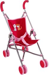 Haba carrito para muñecas Jule - cochecito para muñecas con cinturón ajustable