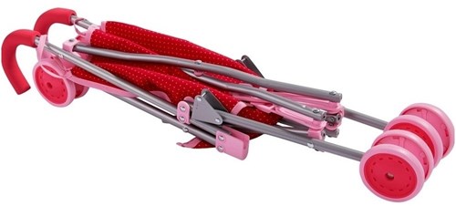 Haba carrito para muñecas Jule - cochecito para muñecas con cinturón ajustable-2