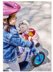 Haba Asiento de bicicleta para muñecas pradera florida - Accesorio bici muñecas
