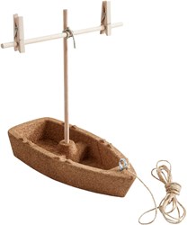 Haba kit de construcción barco de corcho Terra Kids – juguete creativo para exteriores
