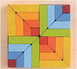 Haba bloques de construcción - set creativo de madera Diversión de colores juguete 3D