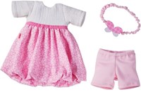 Haba ropa para muñecas set vestido de ensueño 30 cm - rosa - accesorios bebé-2