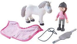HABA Little Friends - Amazona Sanya y caballo Saphira