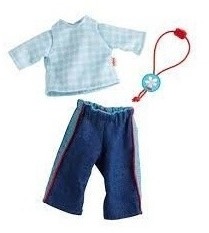 HABA Juego de ropa vaquera, 32 cm