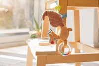 Haba figura colgante amigos del bosque juguete bebé peluche colorido-2