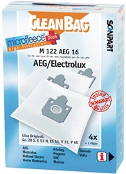 CleanBag M122AEG16 AEG GR.28 Mirco+ 4 stuks