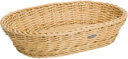 Westmark Saleen cesta pan ovalada plástico 32x23x7cm - cesta beige almacenamiento