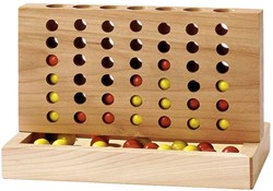 Goki juego de madera Cuatro en línea - juego estratégico familiar