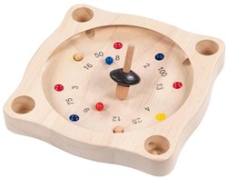Goki juego de ruleta de madera para niños y adultos - juego familiar