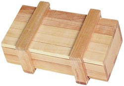 Goki caja mágica caja de rompecabezas de madera con apertura secreta