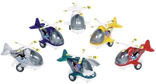 Goki helicóptero vehículo de juguete die-cast para niños