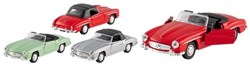 Goki Mercedes-Benz 190SL coche de juguete die-cast 1:36, 12 cm