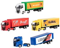 Goki camión de juguete MAN TGX 1:64 coche modelo multicolor