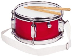 Goki tambor de metal rojo - instrumento musical de juguete para niños