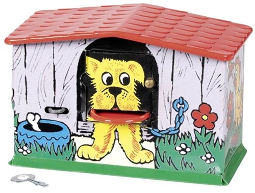 Goki hucha perro - caja de monedas metálica para niños