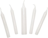 Goki velas de cumpleaños blancas - set de 11 velas para tren de cumpleaños-2