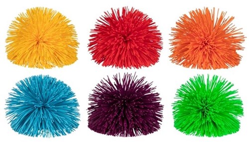Goki pelota Pom-Pon juguete colorido para niños
