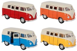 Goki VW T1 Bus coche de juguete con motor de retroceso 1:37 metal
