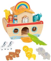 Goki casa de muñecas de madera Arca de Noé - set educativo