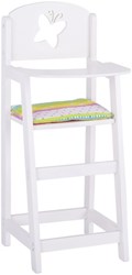 Goki silla alta de madera para muñecas Susibelle blanca - mueble para muñecas