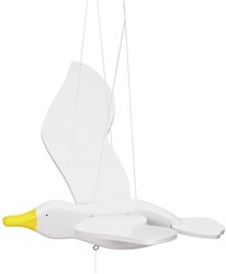 Goki figura voladora gaviota - juguete decorativo pájaro de madera