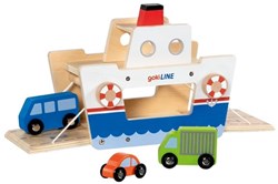 Goki ferry de coches juguete de madera para niños - gokiLine
