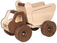 Goki camión volquete de madera vehículo de construcción - camión de juguete para niños