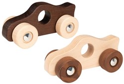 Goki coche de carreras de madera - juguete sostenible para bebés
