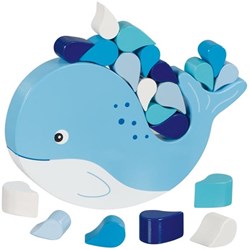 Goki juego de equilibrio de madera ballena - juguete educativo de equilibrio