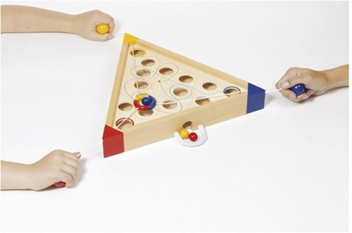 Goki juego de habilidad cooperativo madera Tricours trabajo en equipo-2
