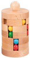Goki Torre de bolas puzzle 3D de madera juguete educativo niños