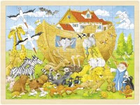 Goki puzzle de madera animales Arca de Noé 96 piezas FSC niños