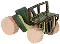 Goki kit de construcción todoterreno - set de juguete de madera