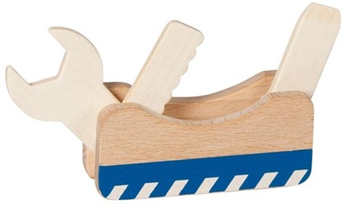 Goki multiherramienta de madera 3 en 1 juguete herramienta FSC