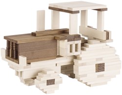 Goki bloques de construcción de madera set naturaleza 100 piezas niños
