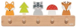 Goki perchero - amigos del bosque decoración habitación infantil