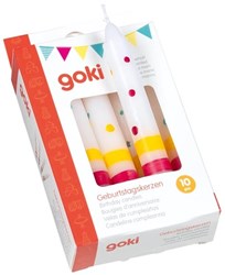 Goki velas de cumpleaños - set colorido Susibelle