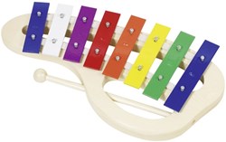 Goki Xilófono instrumento musical de madera para niños colorido