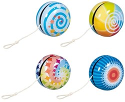 Goki Yo-Yo - Juguete de metal en colores vivos